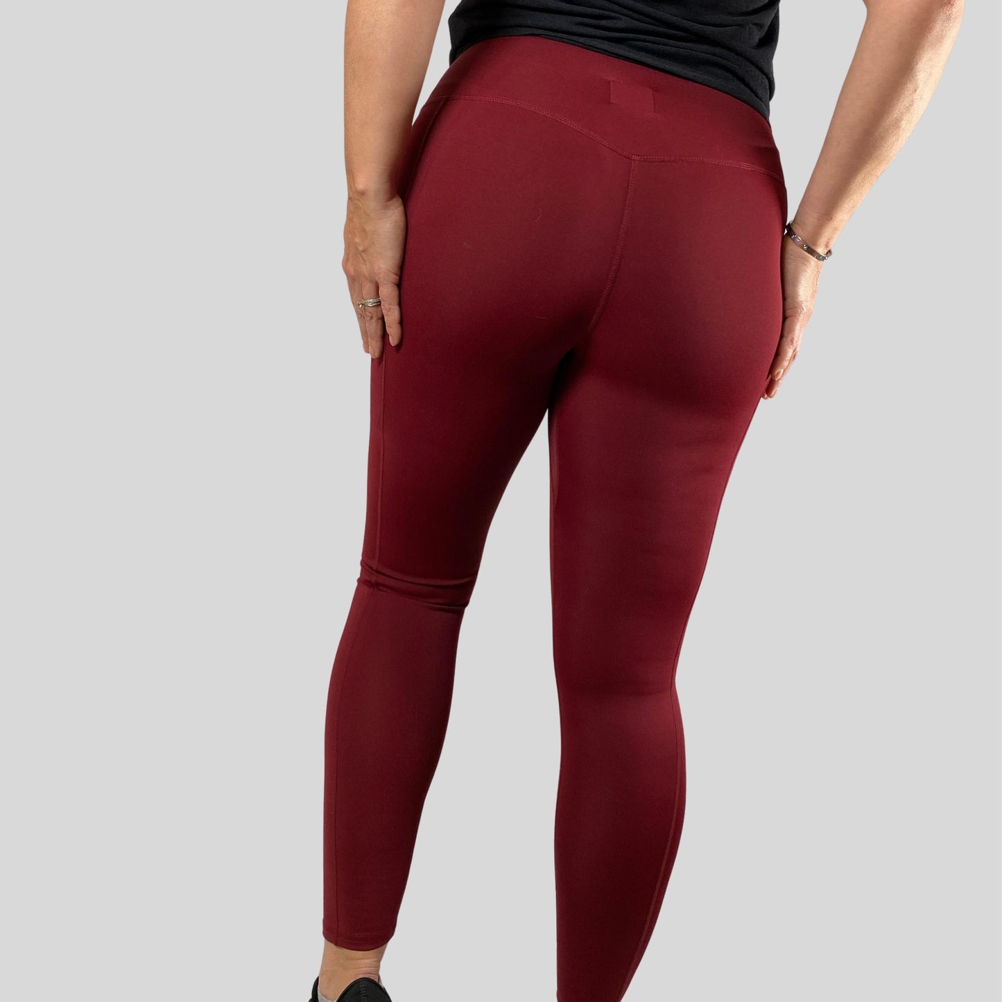 EVERYDAY  | The ANYA |  - Deep Burgundy 8X Leggings