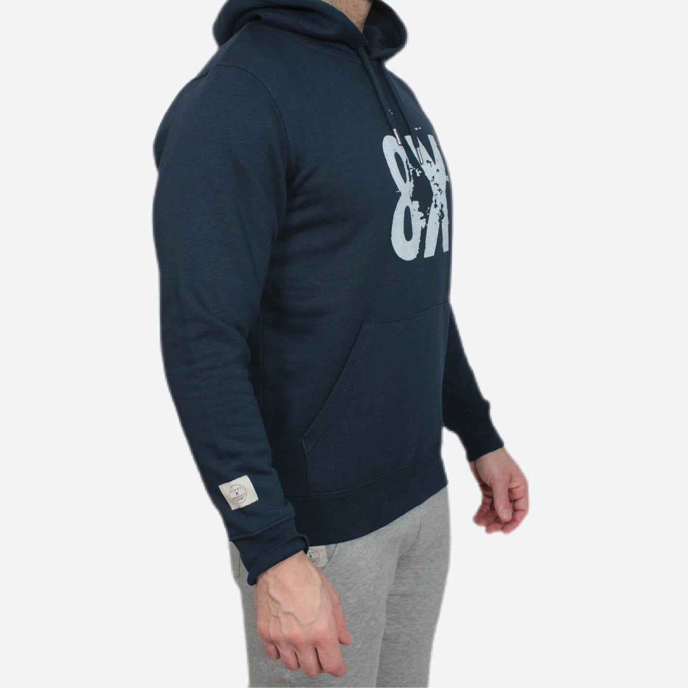 8X LOGO UNISEX HOODIE | NAVY