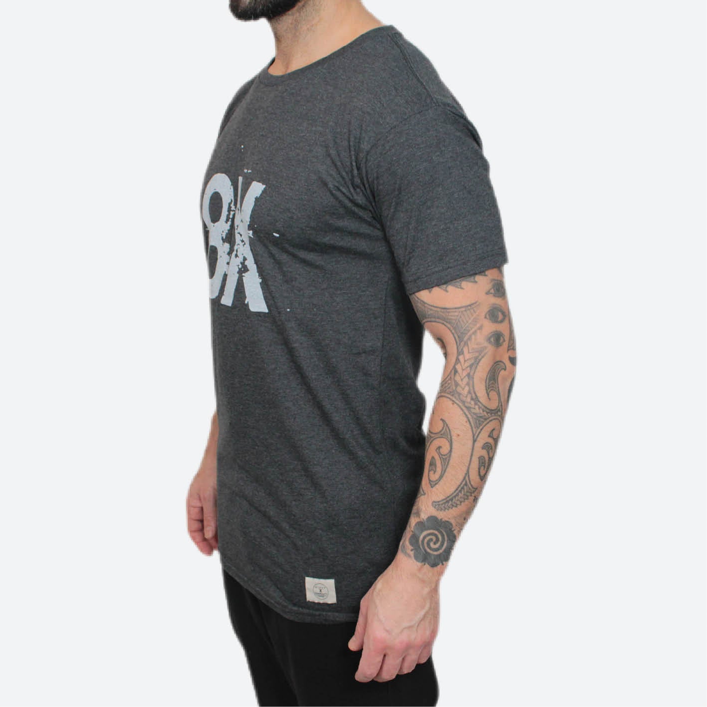8X LOGO UNISEX T-SHIRT | GREY