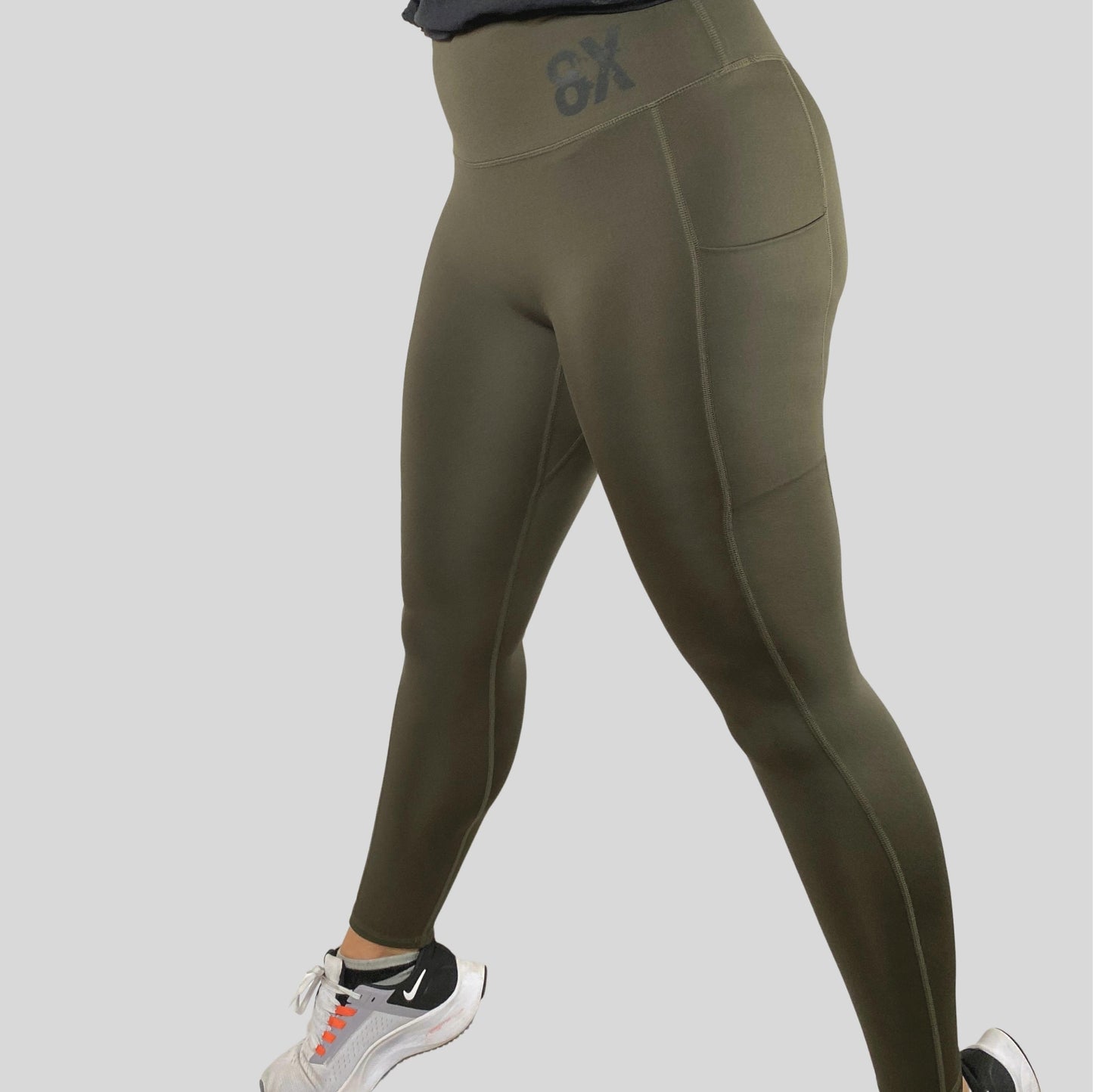 EVERYDAY  | The ANYA |  - Olive Green 8X Leggings