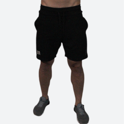 8X LOGO MEN’S FRENCH TERRY SHORTS | BLACK