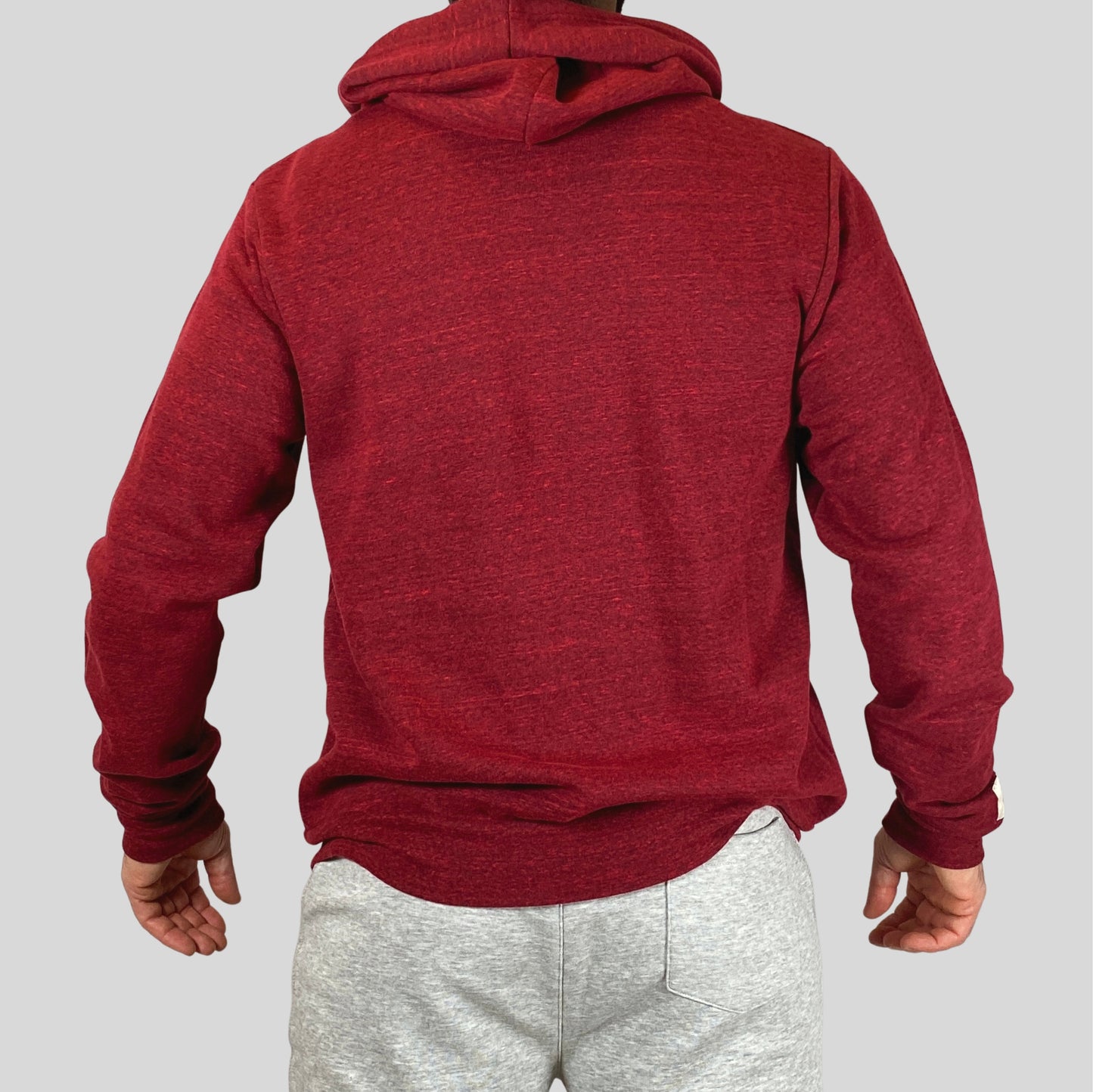 EVERYDAY | The VLAD |  Full Zip Embroidered 8X Hoodie | Cardinal Red